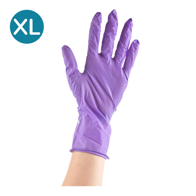 Safeskin® Nitrile–XTRA® Non–Sterile Nitrile Examination Gloves Purple (X–Large) x50 pairs
