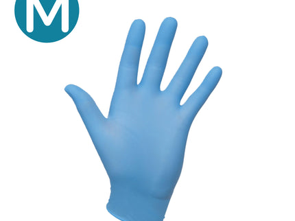 Sterile Nitrile Examination Gloves Blue (Medium) x50 pairs