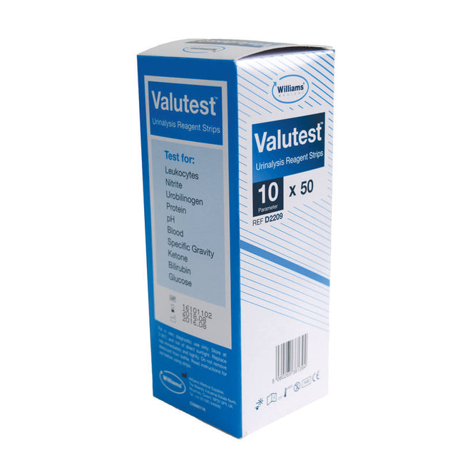 BM Valutest Urinalysis Reagent Strips (10 Parameter)  test strips