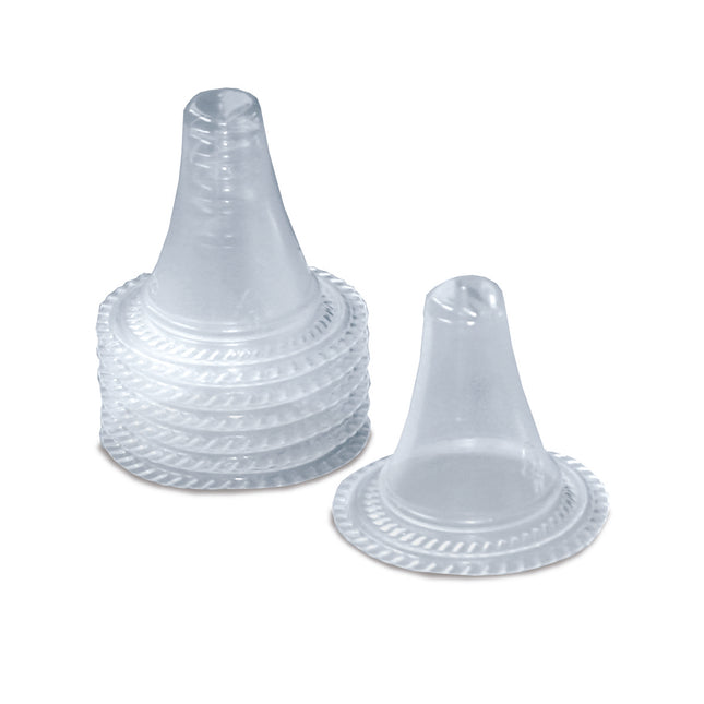 Braun probe covers pack of 200 compatible with Braun and Welch Allyn thermometers for hygienic and accurate ear temperature measurement.