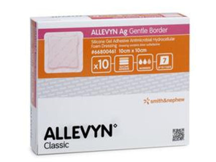 Allevyn Gentle Border 7.5cm x 7.5cm x10