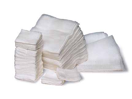 Gauze Swabs (Non-sterile) 8 ply White 5cm x 5cm x100