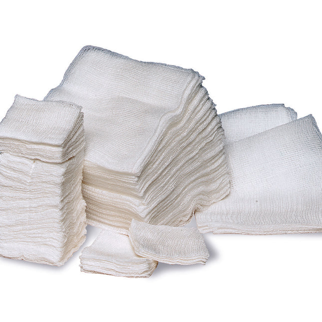 Gauze Swabs (Non-sterile) 8 ply White 5cm x 5cm x100