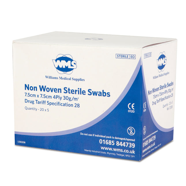 Topper 8 Swabs (Sterile) 7.5cm x 7.5cm x20  5