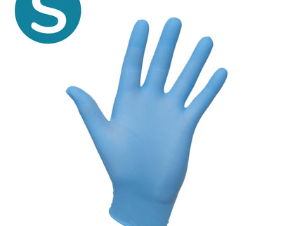 Non–Sterile Nitrile Examination Gloves Blue (Small) x200 pairs