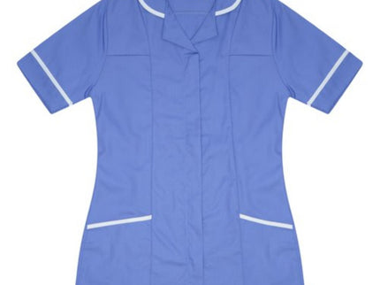 Ladies Tunics NCLTPS Metro Blue/White Trim uk 14