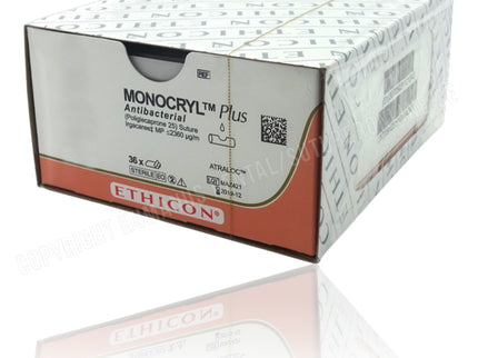 Monocryl Plus Suture Prime 3-0, FS-2 70cm undyed (Box of 36)