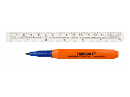 Sandel® TIME OUT® Skin Markers With Flexible Ruler
