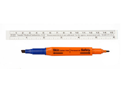 Sandel® TIME OUT® 4–in–1™ Sterile Skin Marker With Flexible Ruler