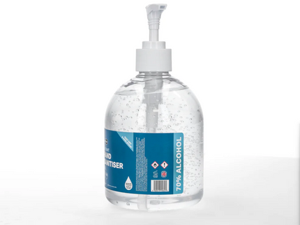 Antibacterial Alcohol Hand Sanitiser - 500ml with Pump