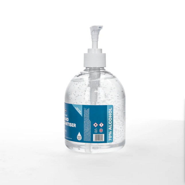 Antibacterial Alcohol Hand Sanitiser - 500ml with Pump