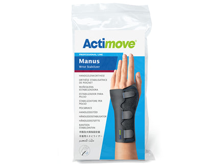 Actimove Manus Wrist Stabilising Brace Black