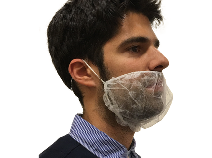 Disposable Beard Covers White