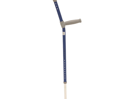 Trulife® Double Adjustable Standard Elbow Crutches Standard Cuff and Comfort Handle Blue (Standard Size)