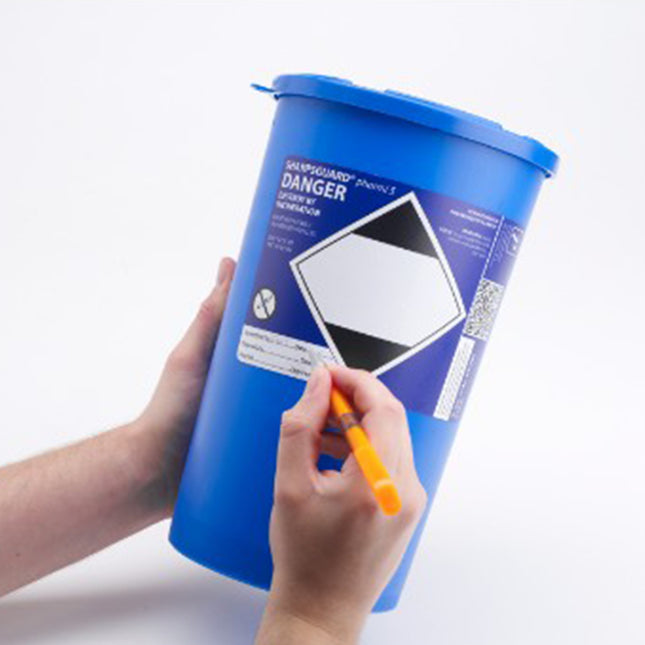 SHARPSGUARD® Eco Pharmi 5 General–Purpose Waste Containers Blue