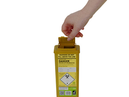 SHARPSGUARD® Eco 0.5 Sharps Container Yellow With Needle Remover