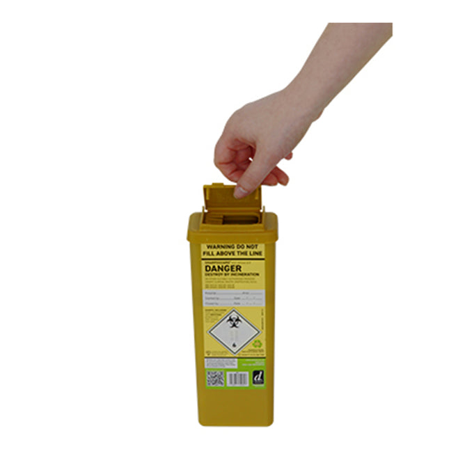 SHARPSGUARD® Eco 0.5 Sharps Container Yellow With Needle Remover