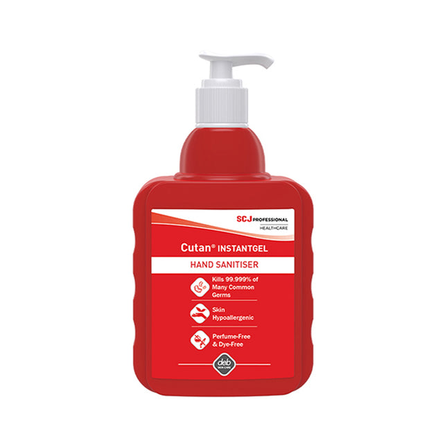 Cutan® InstantGEL™ Hand Sanitisers (400 ml Pump Bottle)