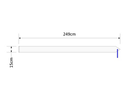 Camera Drapes With Perforated Tip (15 x 249 cm)