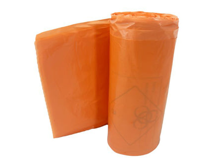Medium–Duty Clinical Waste Sacks Orange (8 kg & 90 L)