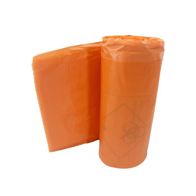 Medium–Duty Clinical Waste Sacks Orange (8 kg & 90 L)
