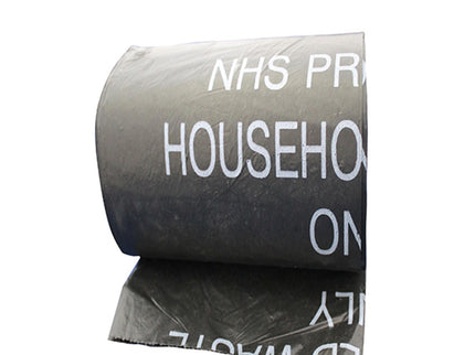 NHS Medium Duty Household Waste Sacks Black (90 L)