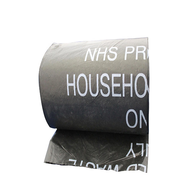 NHS Medium Duty Household Waste Sacks Black (90 L)