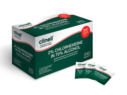 Clinell® 70% Alcohol 2% Chlorhexidine Wipes