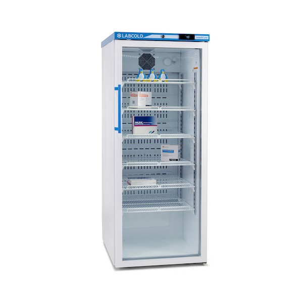 RLDG1024 Labcold Free Standing 340L Glass Door Pharmacy Fridge