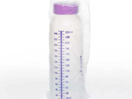 Tamper–evident breast milk storage bottles