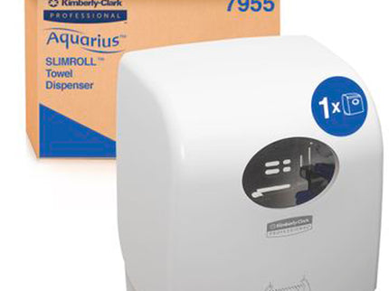Aquarius™ Slimroll™ Rolled Paper Towel Dispenser White