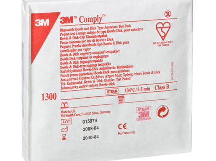 Comply™ Bowie & Dick Autoclave Type Test Pack