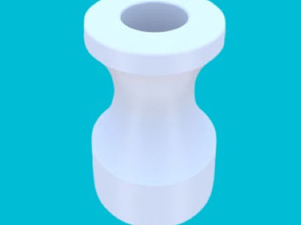 Silicone Ear Ventilation Tubes for Middle Ear Drainage White (Shepard Type)