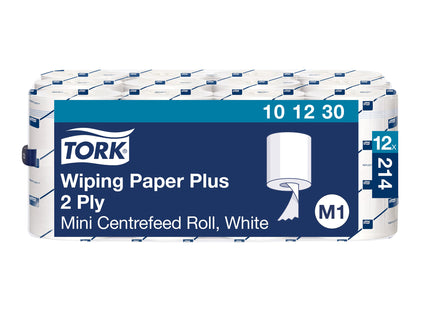 Centre Feed Wiping Paper Plus White M1 (2–Ply)
