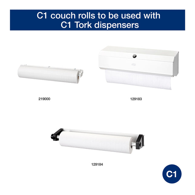 Perforated Couch Rolls Blue C1