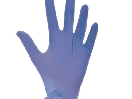 Topaz Blue Nitrile Powder Free Gloves 2 cartons x1000 (20boxes X 100 Gloves) Various sizes, Only £3.79 per Box of 100