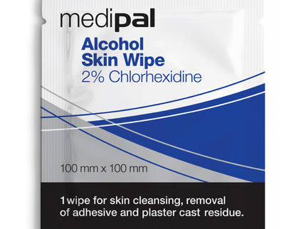 Medipal® 2% Chlorhexidine and Alcohol Skin Wipes