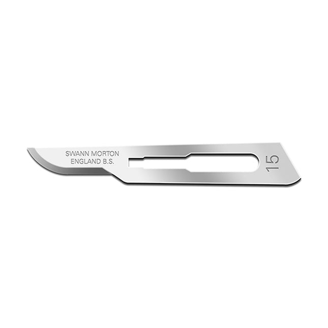 Swann–Morton No. 15 Carbon Sterile Blades (0205)