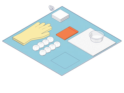 365 Catheterisation Packs With Latex Gloves (Medium)