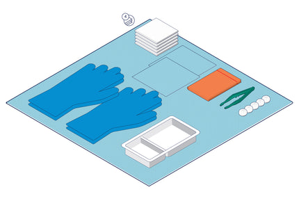 365 Catheter Packs With Nitrile Gloves (Medium)