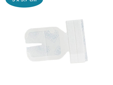 365 Transparent Adhesive Ported IV Dressings (5 x 5.7 cm)