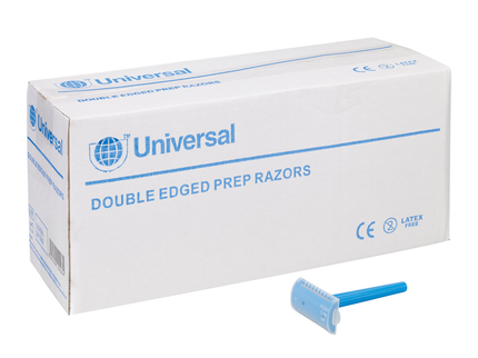 Double-Edged Disposable Prep Razors
