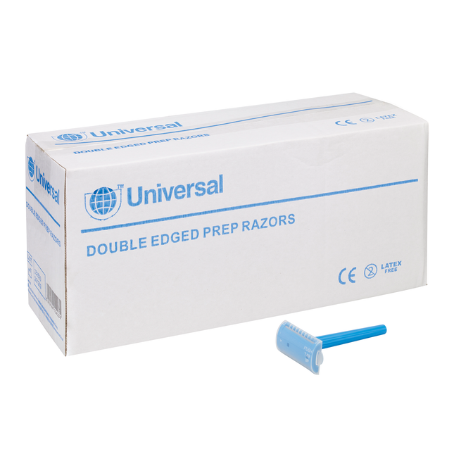 Double-Edged Disposable Prep Razors
