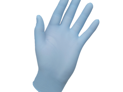 Powder–Free PPE Vinyl Gloves Blue