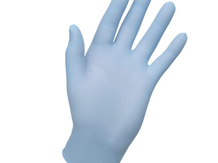 Non–Sterile Accelerator–Free Nitrile Examination Gloves Blue
