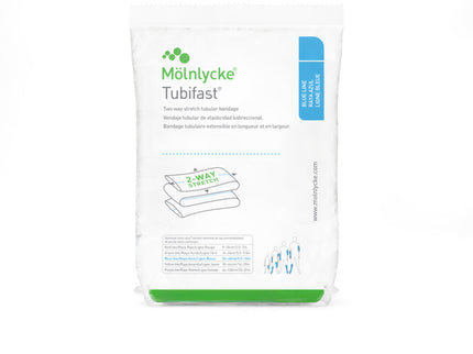 Tubifast® TwoWay Stretch® Tubular Bandages White | Blue Line