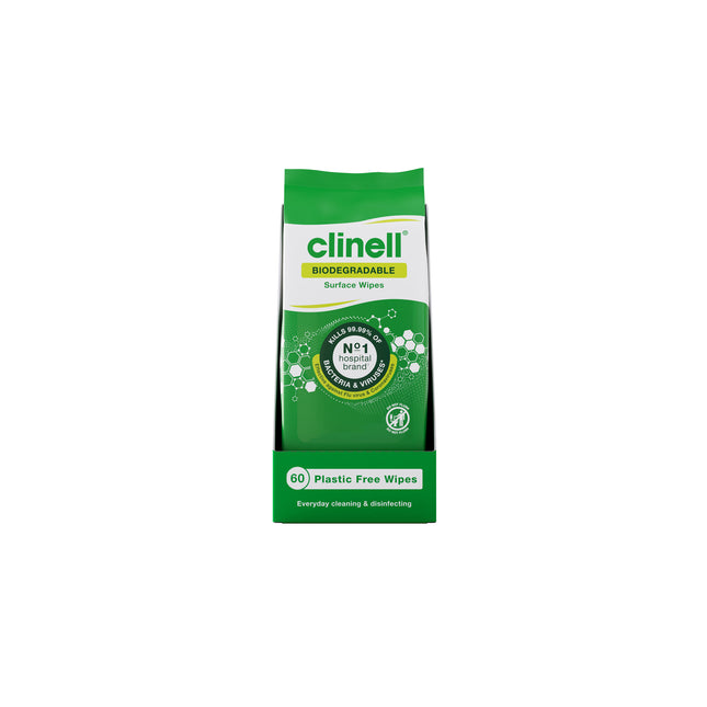 Clinell® Universal Biodegradable Wipes (Pack of 60)