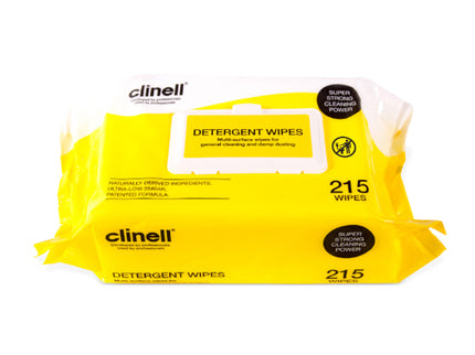 Clinell® Detergent Wipes (Pack of 215)
