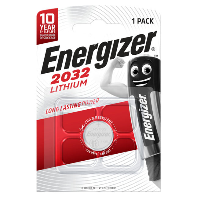 Energizer® Lithium Coil Batteries (Size CR2032)
